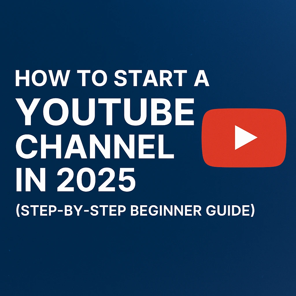 How to start a youtube channel image